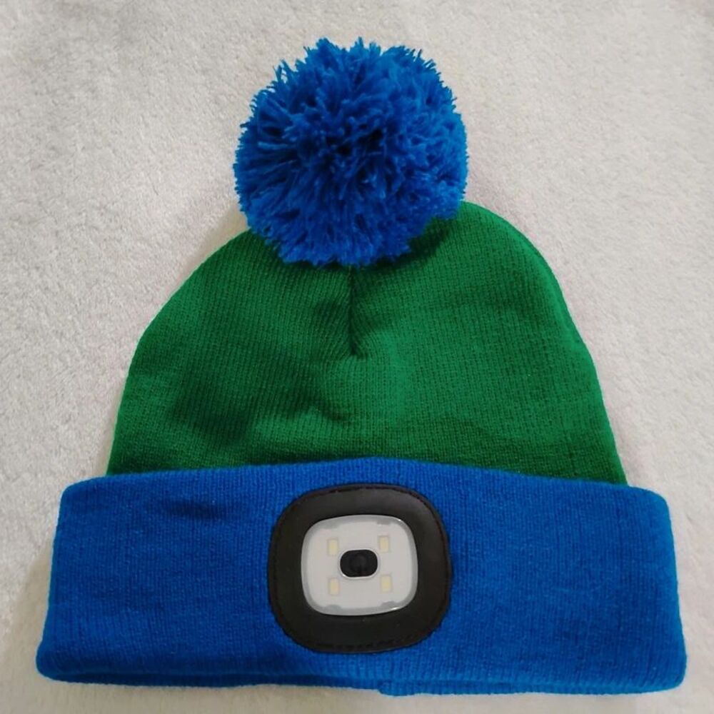 Cute hat with a flashlight
